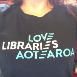 The Love Libraries Aotearoa Tee