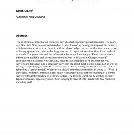 Helping all the people all the time 10 years on: new tools and new ways with old tools. Stent, C.