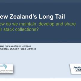 New Zealand’s Long Tail, Catherine Frew