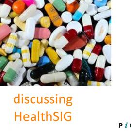 discussing HealthSIG, HealthSIG
