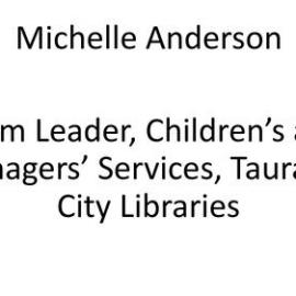 Tauranga City Libraries, Michelle Anderson