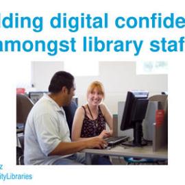 Building digital confidence amongst library staff, Shane O'Connor