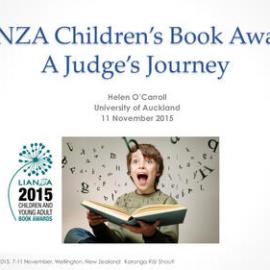 LIANZA Children’s Book Awards:  A Judge’s Journey, Helen O’Carroll