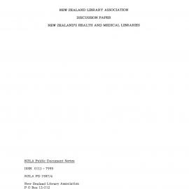 New Zealand Library Association Discussion Paper