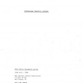 INTERLOAN TRAFFIC SURVEY