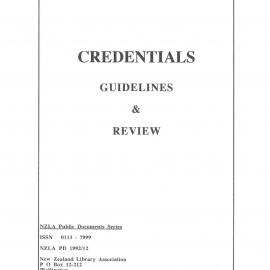 Credentials Guidelines & Review
