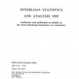 Interloan Statistics and Analysis 1992
