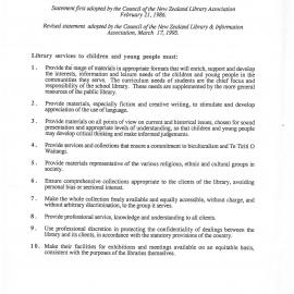 Library Services to Children and Young People