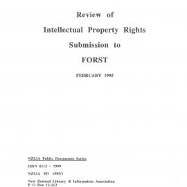 Review of Intellectual Property Rights Submission to Forst