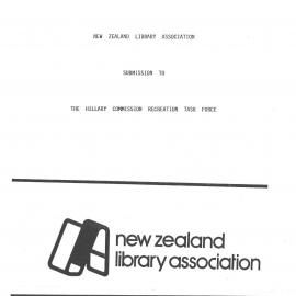 New Zealand Library Association Submission to The Hillary Commission Recreation Task Force