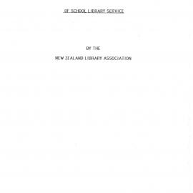 Submission on the Formal Review of School Library Service By the New Zealand Library Associatinon