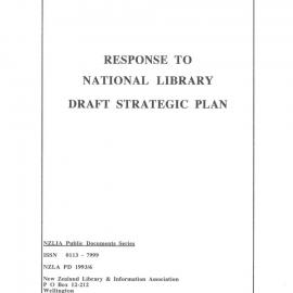 Response to National Library Draft Strategic Plan