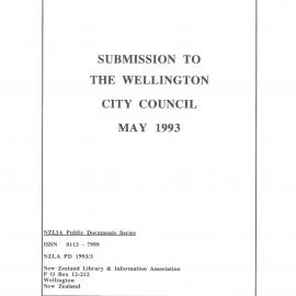 Submission to the Wellington City Council May 1993