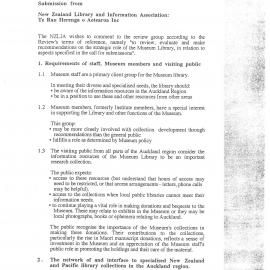 Review of Auckland Museum's Library Services 