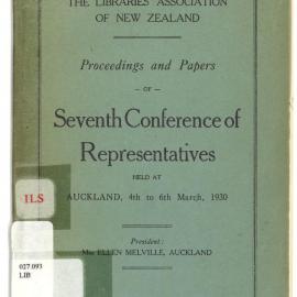 Proceedings and Papers of Seventh Conference of Representatives