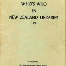 Who's Who in New Zealand Libraries 1958