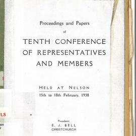 Proceedings and Papers  of Tenth Conference Of Representatives and Members