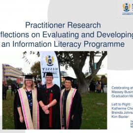 Practitioner Research Reflections on Evaluating and Developing an Information Literacy Programme