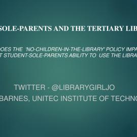 Student-Sole-Parents and the Tertiary Library
