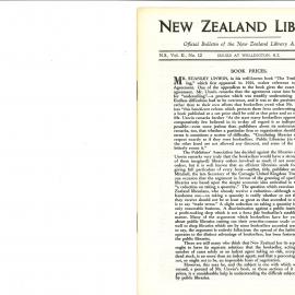 New Zealand Libraries Vol. II, No. 12