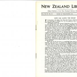 New Zealand Libraries Vol. II, No. 11