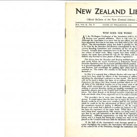 New Zealand Libraries Vol. II, No. 9