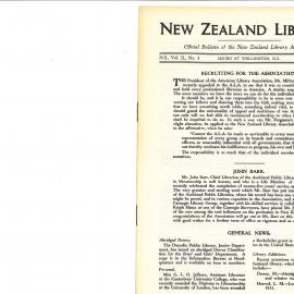 New Zealand Libraries Vol. II, No. 4