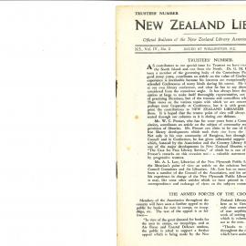 New Zealand Libraries Vol. IV, No. 2