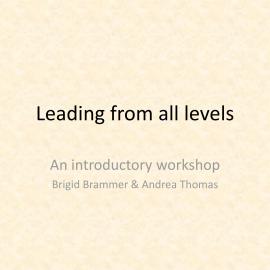 Leading from all levels:  An Introductory Workshop