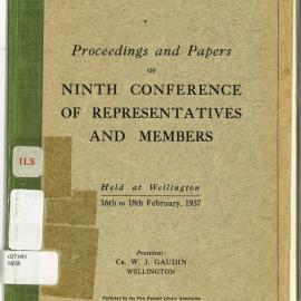 Proceedings and Papers of Ninth Conference of Representatives and Members