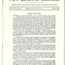 New Zealand Libraries Vol. IV, No. 10