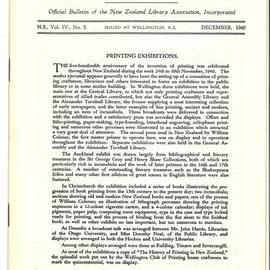 New Zealand Libraries Vol. IV, No. 5 (alternative copy)
