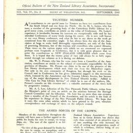 New Zealand Libraries Vol. IV, No. 2 (alternative copy)
