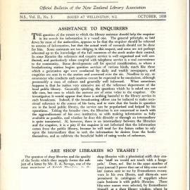 New Zealand Libraries Vol. II, No. 3 (alternative copy)