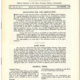 New Zealand Libraries Vol. II, No. 4 (alternative copy)