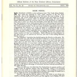New Zealand Libraries Vol. II, No. 12 (alternative copy)