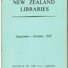 New Zealand Libraries Vol. 18, No. 8