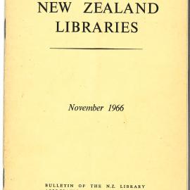 New Zealand Libraries Vol. 29, No. 10