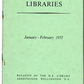 New Zealand Libraries Vol. 18, No. 1