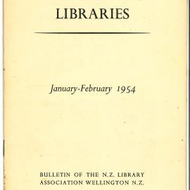 New Zealand Libraries Vol. 17, No. 1