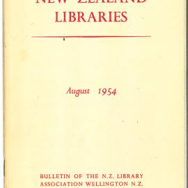 New Zealand Libraries Vol. 17, No. 7