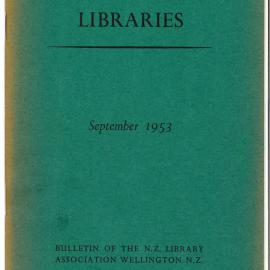 New Zealand Libraries Vol. 16, No. 7