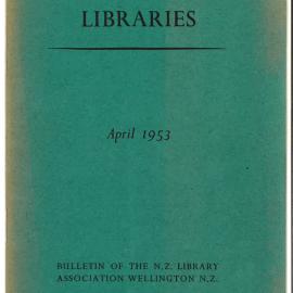 New Zealand Libraries Vol. 16, No. 3