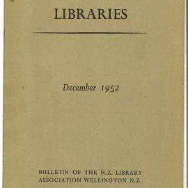 New Zealand Libraries Vol. 15, No. 10