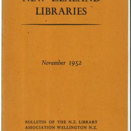 New Zealand Libraries Vol. 15, No. 9