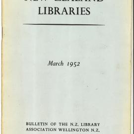 New Zealand Libraries Vol. 15, No. 2