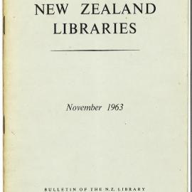 New Zealand Libraries Vol. 26, No. 10