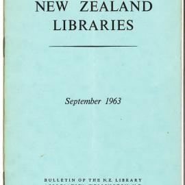 New Zealand Libraries Vol. 26, No. 8