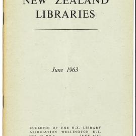 New Zealand Libraries Vol. 26, No. 5