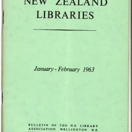 New Zealand Libraries Vol. 26, No. 1